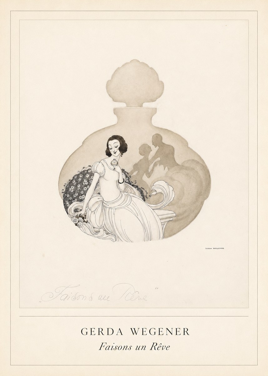 Gerda Wegener Faisons Un Rêve No4 - Plakat