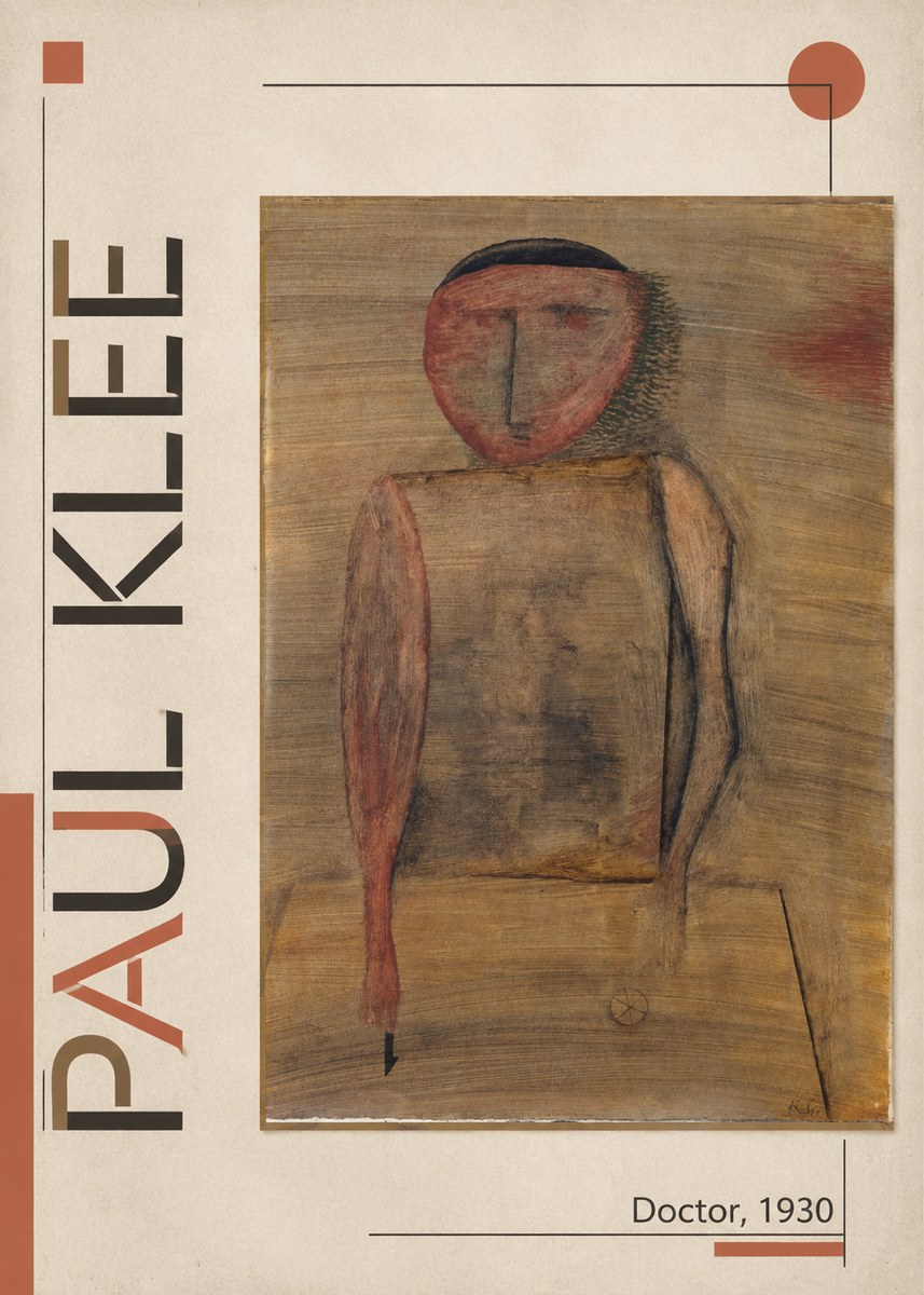Paul Klee Doctor No6 - Plakat