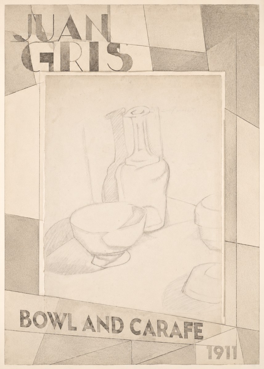 Juan Gris Bowl and Carafe No2 - Plakat