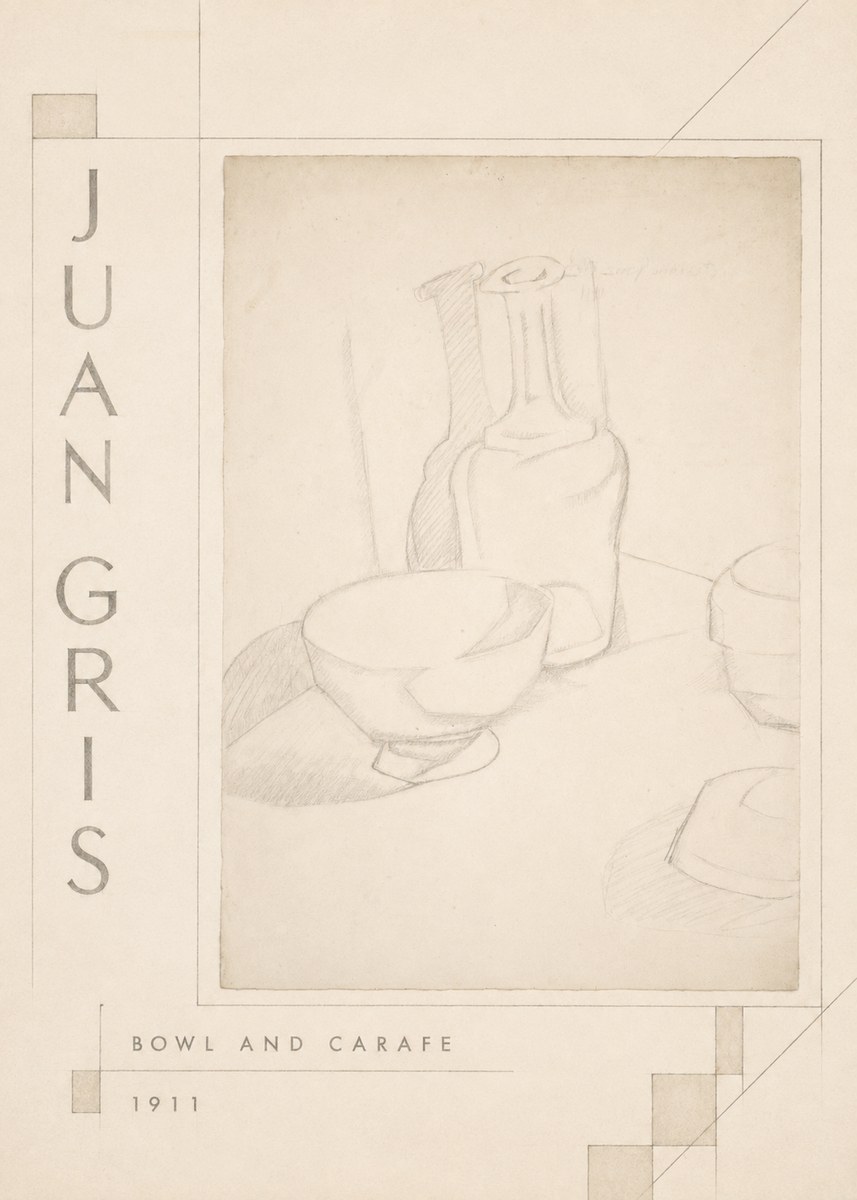 Juan Gris Bowl and Carafe No3 - Plakat