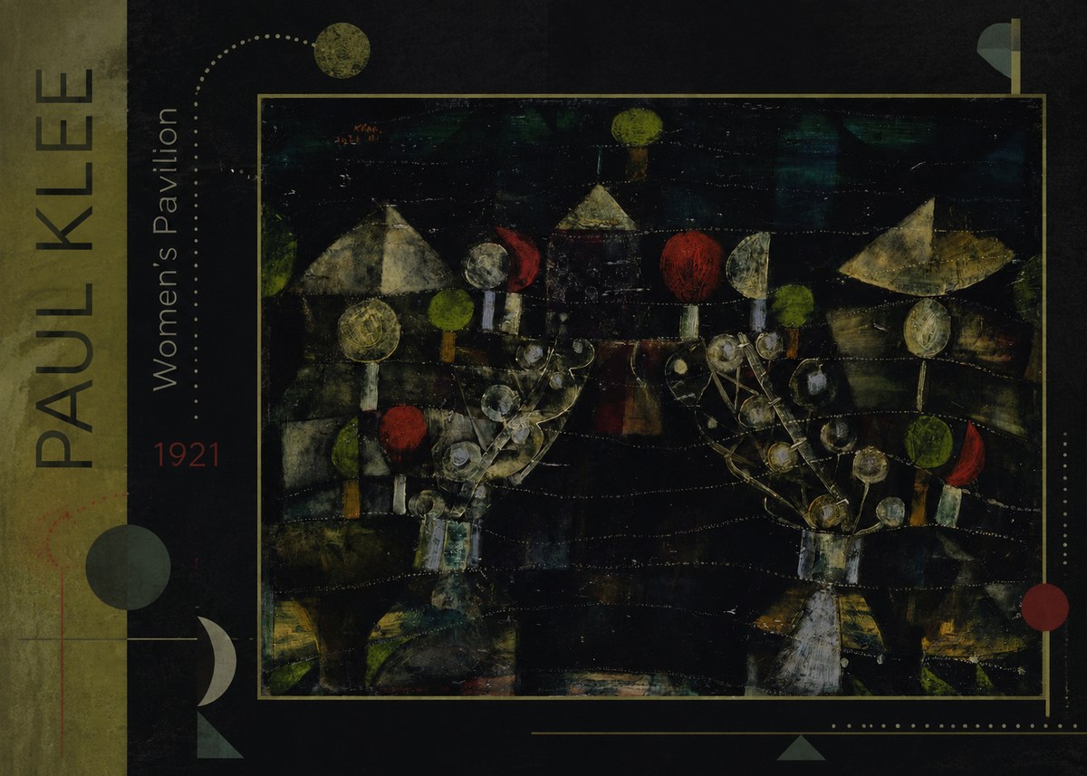 Paul Klee Women's Pavilion No2 - Plakat