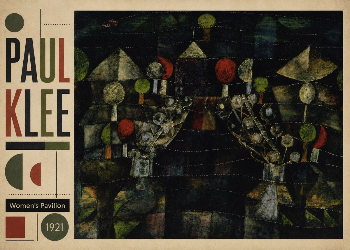 Paul Klee Women's Pavilion No4 - Plakat