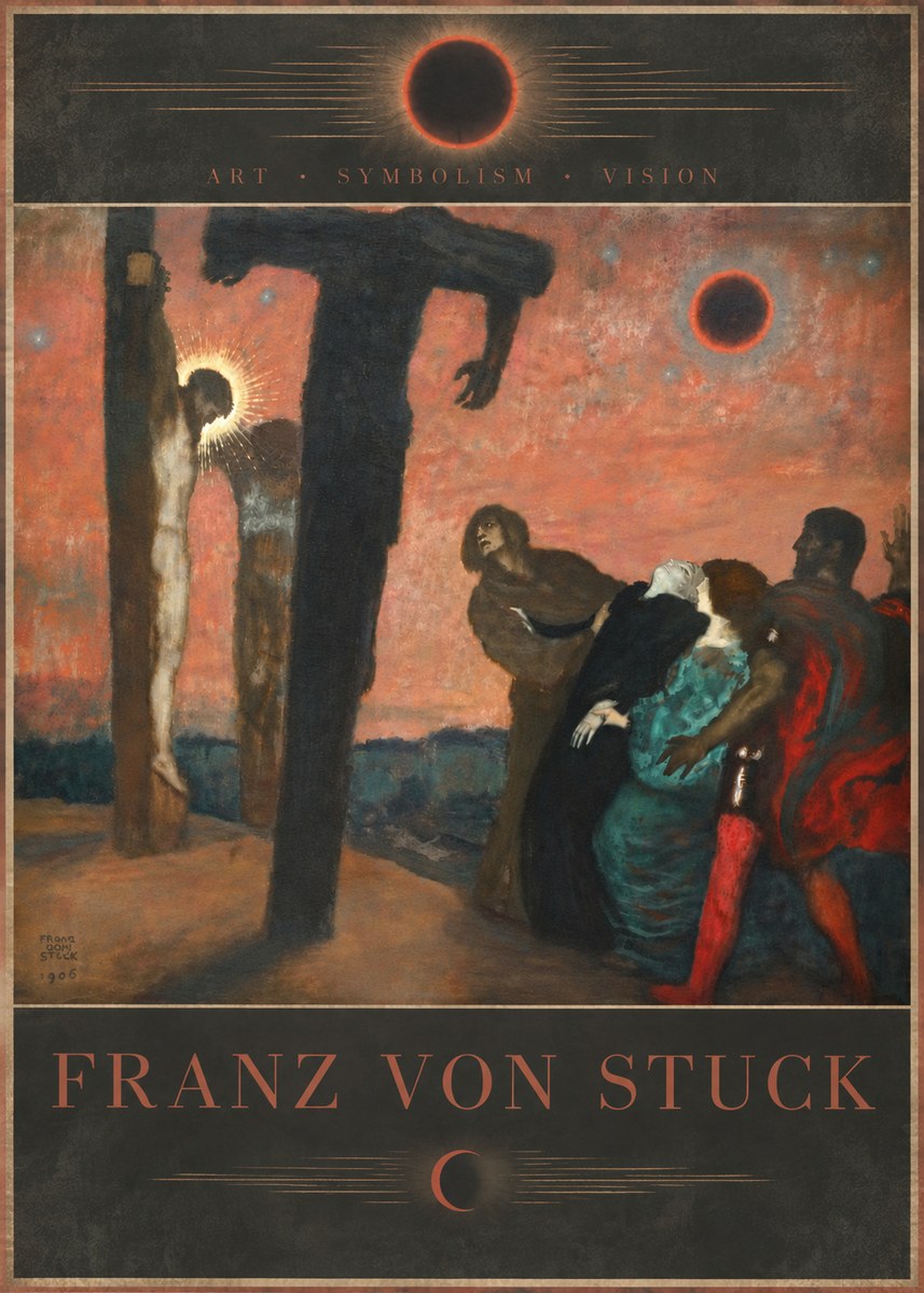Franz von Stuck Crucifixion No6 - Plakat