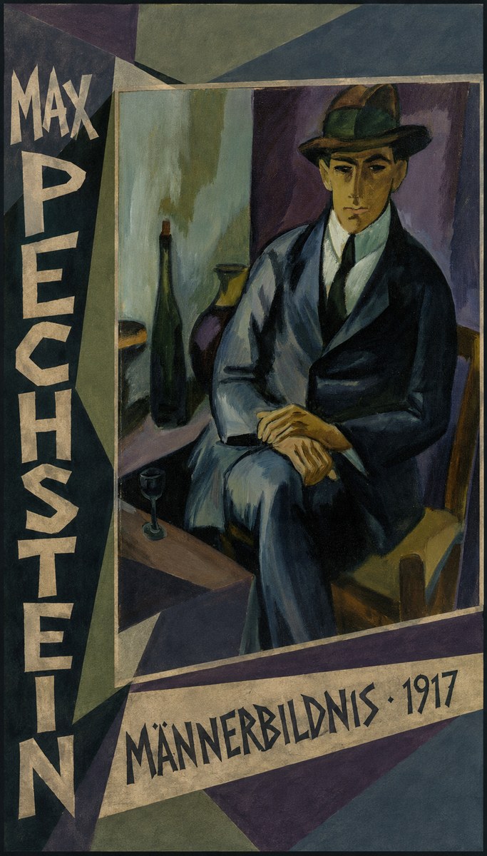 Max Pechstein Männerbildnis • 1917 No2 - Plakat