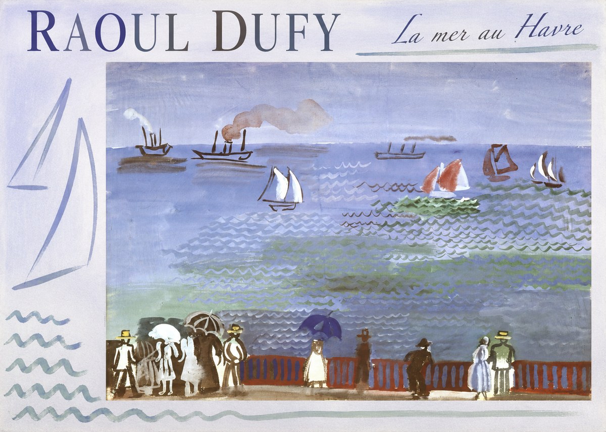 Raoul Dufy La Mer Au Havre No3 - Plakat