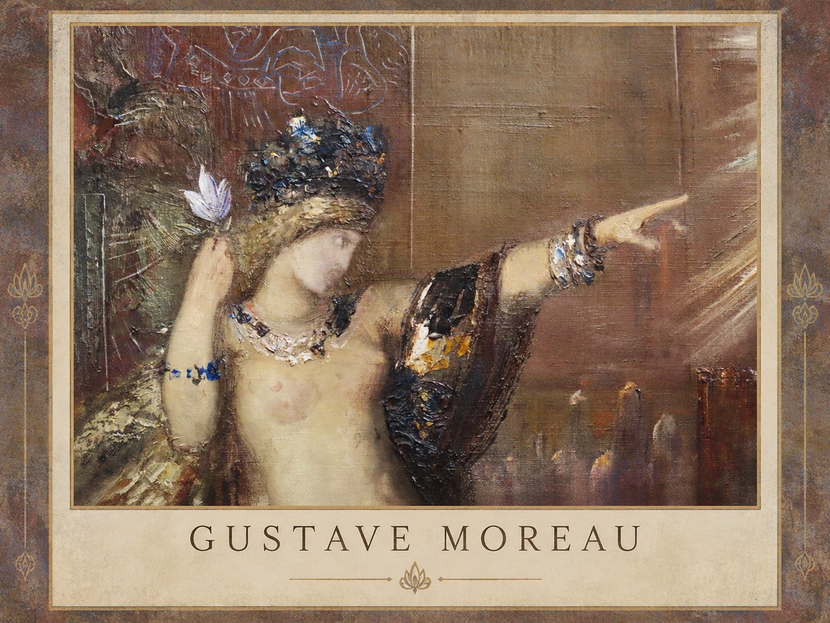 Gustave Moreau Salome IV No1 - Plakat