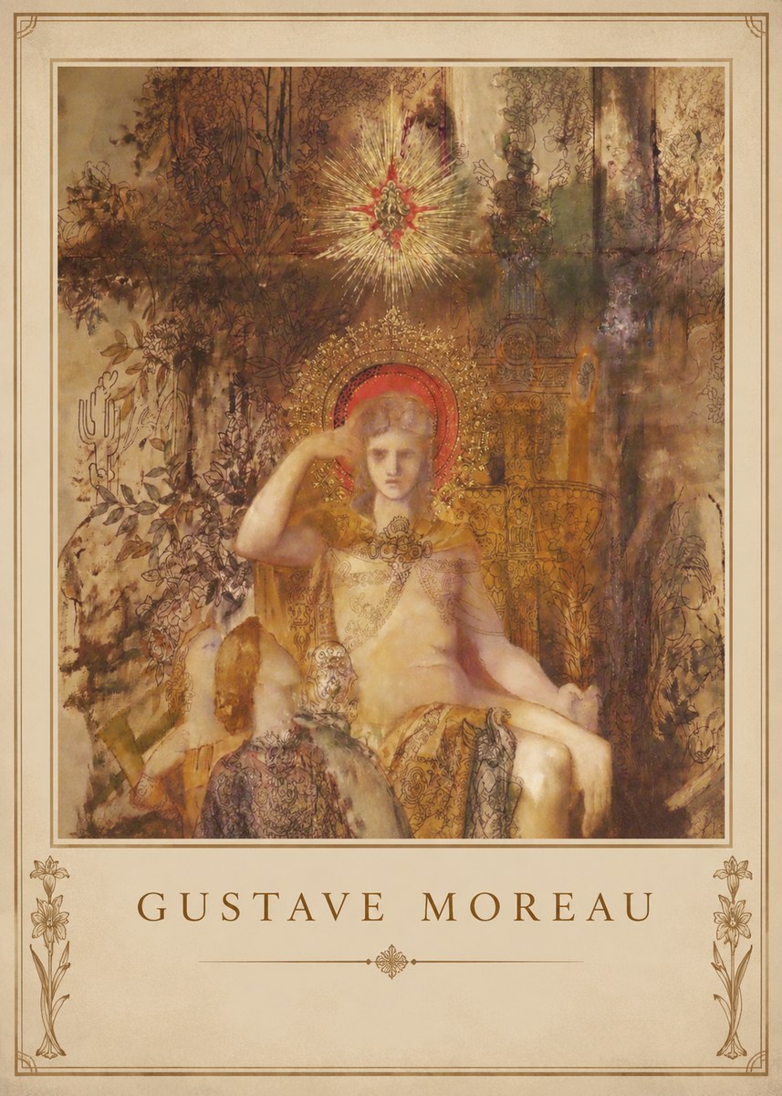 Gustave Moreau Jupiter and Semele III No1 - Plakat